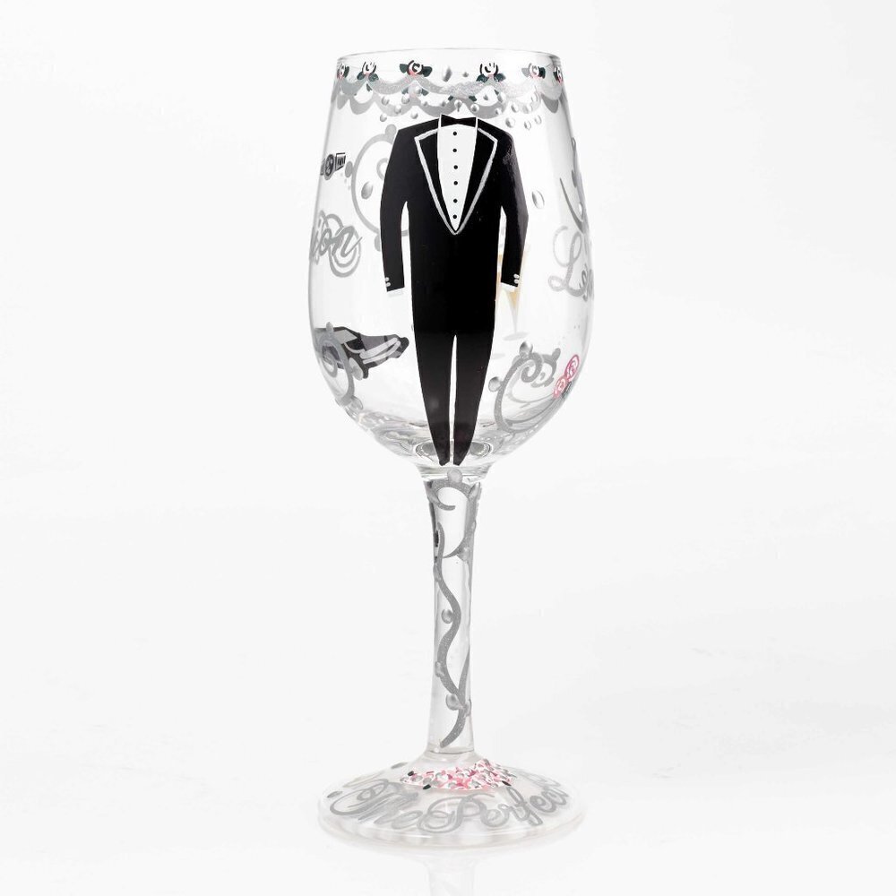 𝅺GROOM Wine Glass - Picture 4 of 4